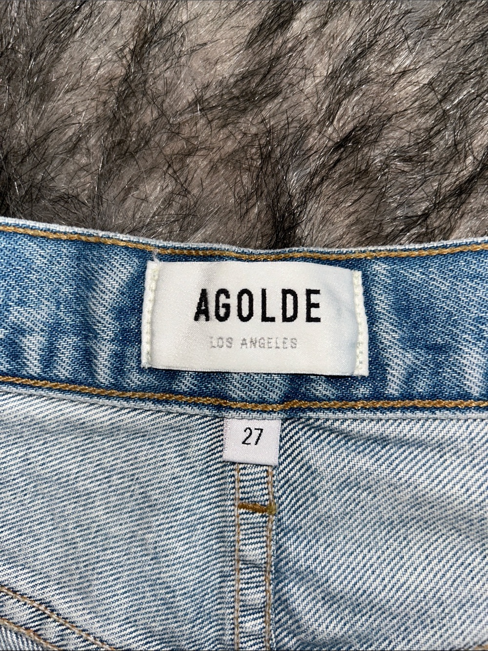 NEW Agolde Low Slung Baggy Jeans in Libertine Slightly Distressed Size 27 - Picture 8 of 14